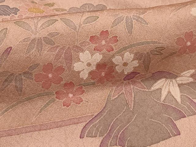 平和屋着物■訪問着 風景文 鈴乃屋扱い 正絹 逸品 AABH6170sx