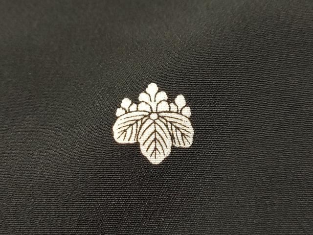 平和屋着物■豪華黒留袖 刺繍 流水地紙花鳥文 金彩 金銀糸 正絹 逸品 AABH6208sx