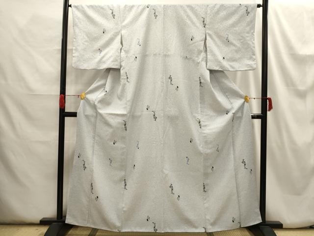 平和屋着物■小紋 人物文 洗える着物 AABH6222sx