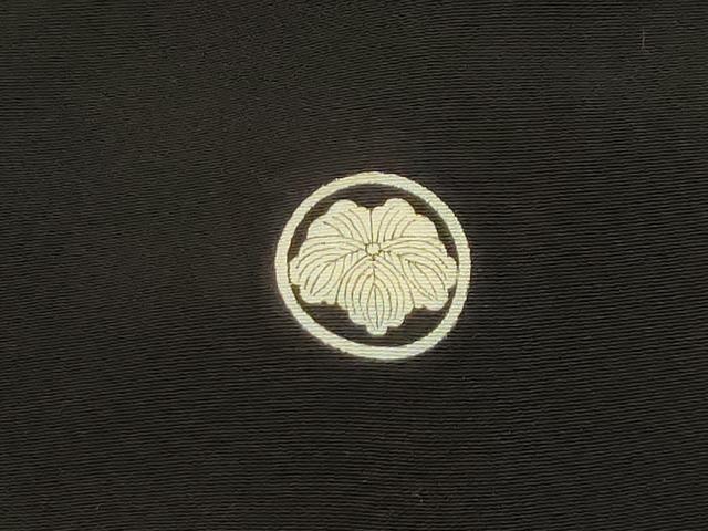平和屋着物■豪華黒留袖 雲取吉祥飛鶴文 正絹 逸品 AABH6238sx