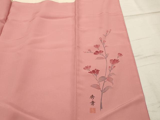平和屋着物■上質な小紋 作家物 格子 正絹 逸品 AABH6282sx