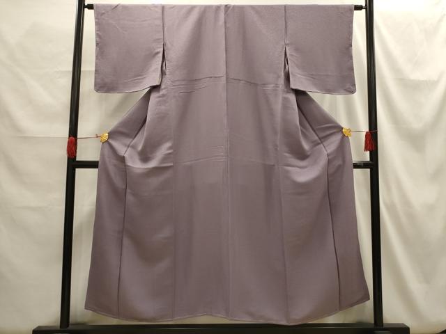 平和屋着物▽上質な色無地　単衣　鳩羽鼠色　正絹　逸品　BAAS0293yt 平和屋着物▽上質な色無地 単衣 鳩羽鼠色 正絹 逸品 BAAS0293ytの通販