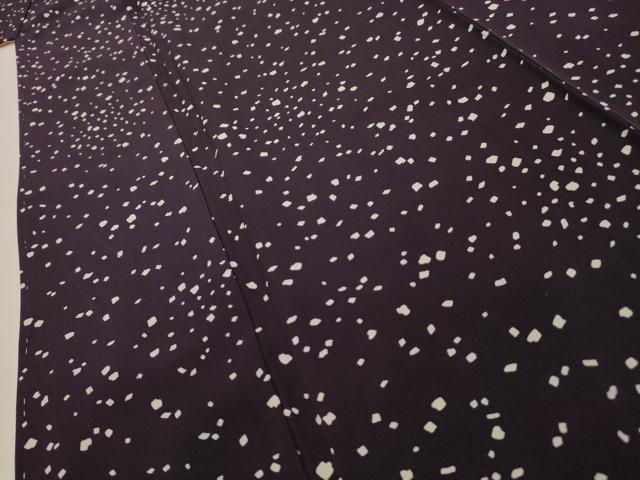 平和屋着物■上質な小紋 箔散らし文様 正絹 逸品 AABH6305sx