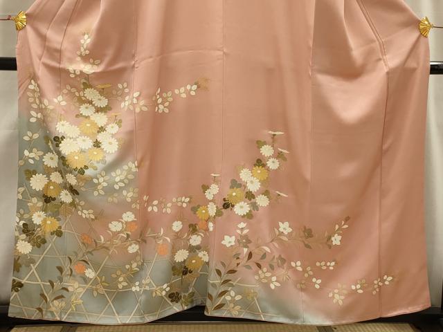 平和屋着物■訪問着 花籬文 暈し染め 金彩 正絹 逸品 AABH6318sx