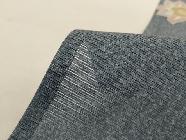 平和屋着物*夏物 中国三大刺繍 スワトウ刺繍 汕頭刺繍 訪問着 絽 花鳥文 暈し染め 正絹 逸品 AABH6403jd