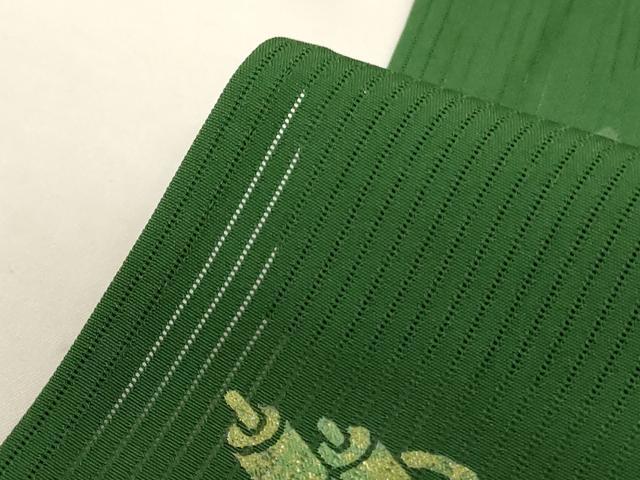 平和屋着物*夏物 色留袖 縦絽 宝づくし 金彩 正絹 逸品 AABH6408jd