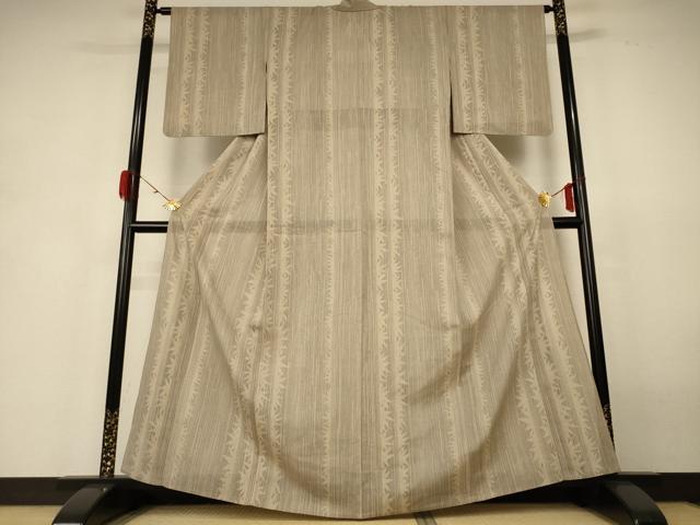 平和屋着物*夏物 本場大島紬 夏大島 間道 正絹 逸品 AABH6424jd