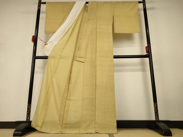 平和屋着物*夏物 小紋 絽 鮫小紋柄 正絹 逸品 AABH6430jd