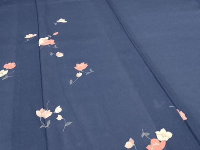 平和屋着物*夏物 訪問着 絽 草花文 正絹 逸品 AABH6449jd