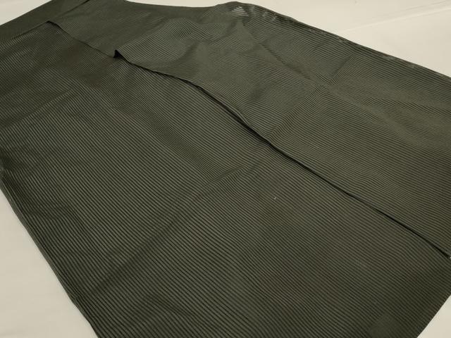 平和屋着物*夏物 男性 馬乗り袴 縞 正絹 逸品 AABH6452jd