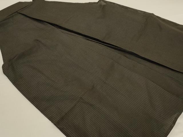 平和屋着物*夏物 男性 馬乗り袴 縞 正絹 逸品 AABH6454jd