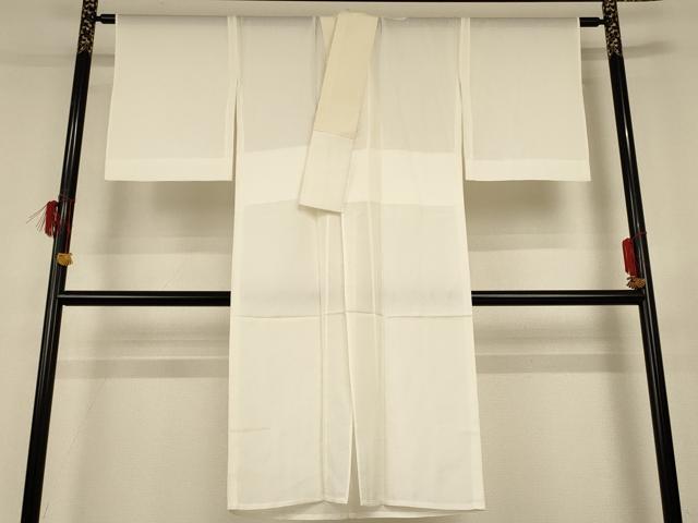 平和屋着物*夏物 長襦袢 絽 鳥の子色 正絹 逸品 AABH6457jd