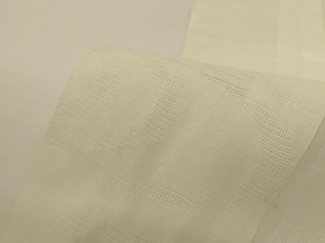 平和屋着物*夏物 長襦袢 流水花紋紗 鳥の子色 麻 AABH6477jd