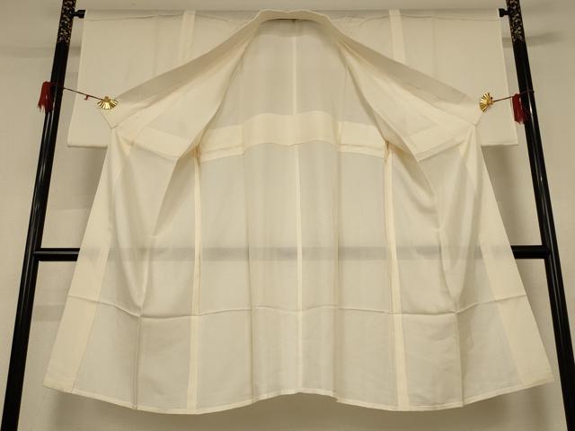 平和屋着物*夏物 長襦袢 絽 鳥の子色 正絹 逸品 AABH6494jd