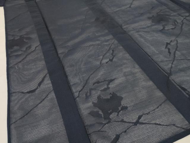 平和屋着物*夏物 色無地 紗 褐返色 正絹 逸品 AABH6501jd