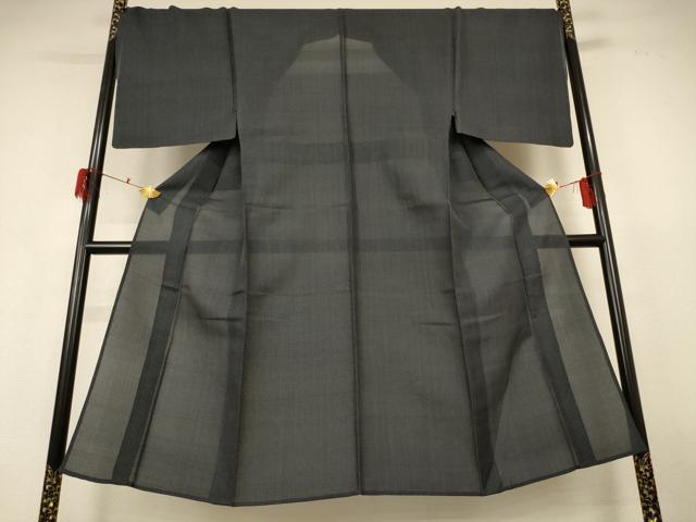 平和屋着物*夏物 男性 小紋 紗 亀甲文 AABH6506jd