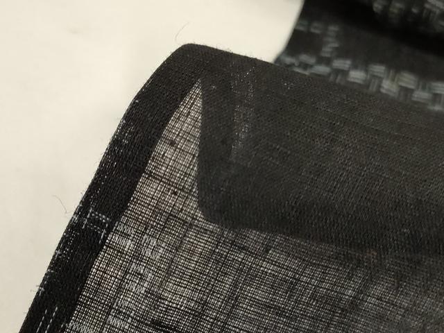 平和屋着物*夏物 上布 幾何学文様 麻 逸品 AABH6514jd