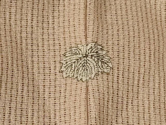 平和屋着物*夏物 訪問着 紗 刺繍 遠山箔散らし花文 暈し染め 銀彩 正絹 逸品 AABH6546jd