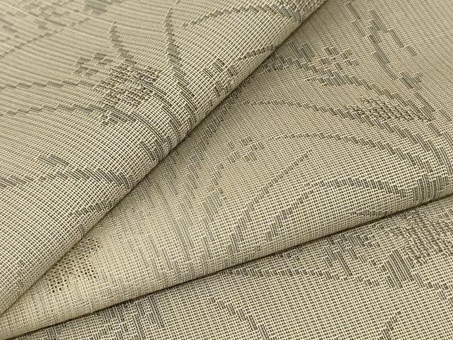 平和屋着物*夏物 小紋 紗 草花文 暈し染め 正絹 逸品 AABH6559jd