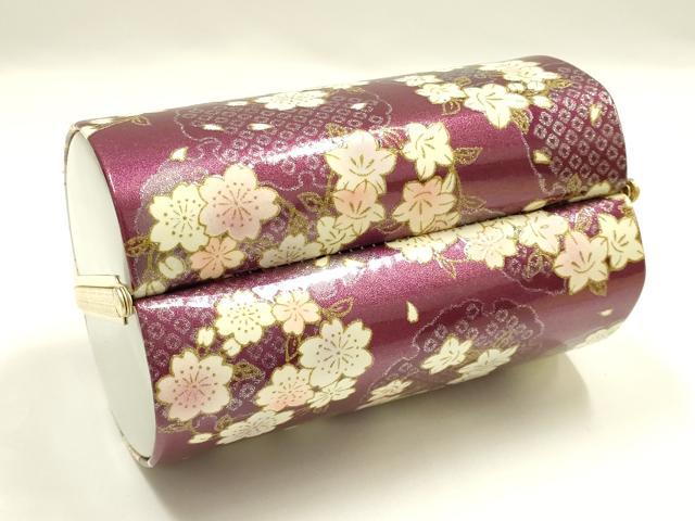 平和屋着物▼和装小物 和装バッグ ハンドバッグ 振袖用 花柄 雪輪 桜 逸品 AABH6586ay