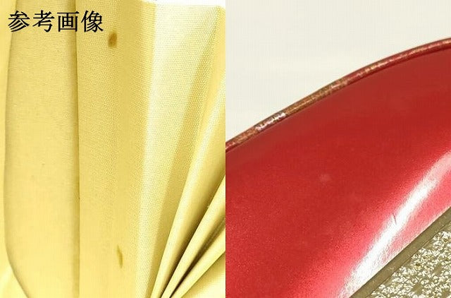 平和屋着物▼和装小物 和装バッグ ハンドバッグ 花柄 桜 金彩 逸品 AABH6589ay