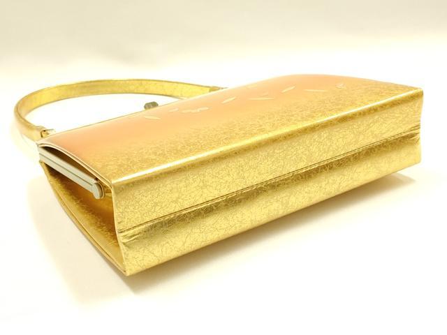 平和屋着物▼和装小物 和装バッグ ハンドバッグ 螺鈿 枝花文 金彩 逸品 AABH6593ay
