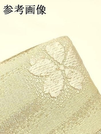 平和屋着物●和装小物 和装バッグ ハンドバッグ 利休バッグ 流水に桜 金銀糸 逸品 AABH6630ay