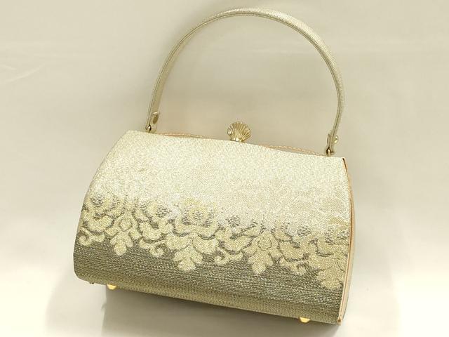 平和屋着物●和装小物 和装バッグ ハンドバッグ つづれ織 礼装 金銀糸 逸品 AABH6633ay