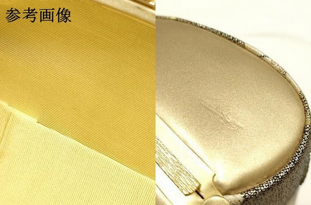 平和屋着物●和装小物 和装バッグ ハンドバッグ 花柄 ビーズ 金銀糸 逸品 未使用 AABH6636ay