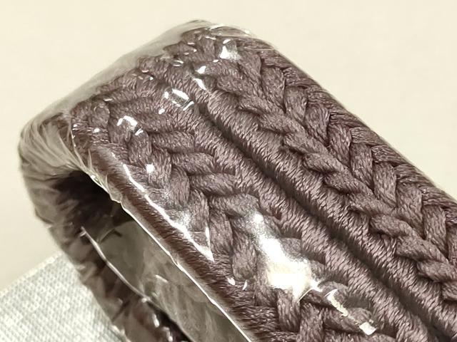 平和屋着物●和装小物 帯締め・帯揚げセット 冠組 草木染 さが美扱い 逸品 未使用 AABH6681ay
