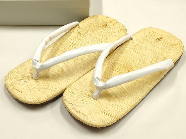 平和屋着物●男性　和装小物　雪駄　畳表　本革底　逸品　AABH6697ay 平和屋着物○男性 和装小物 雪駄 畳表 本革底 逸品 AABH6697ay