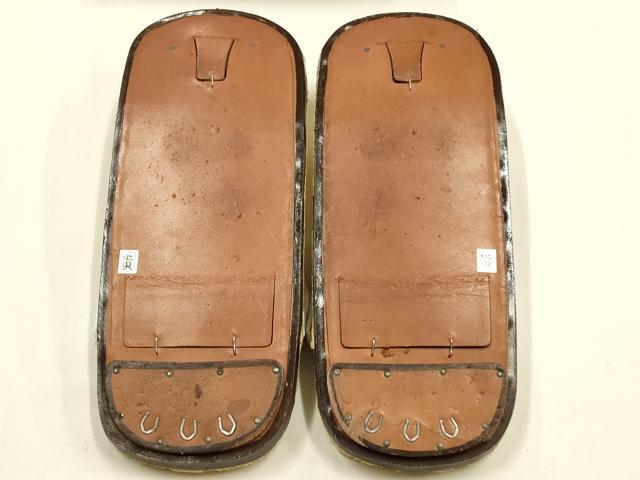 平和屋着物●男性 和装小物 雪駄 畳表 本革底 逸品 AABH6697ay