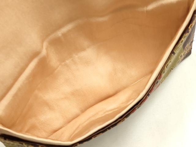 平和屋着物▼極上 龍村美術織物 和装小物 懐紙入れ 獅噛文長班錦 逸品 AABH6700ay