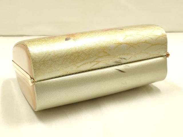 平和屋着物▼和装小物 和装バッグ 金鷲本舗 東京謹製 キンワシ印 ハンドバッグ 花柄 逸品 AABH6723ay