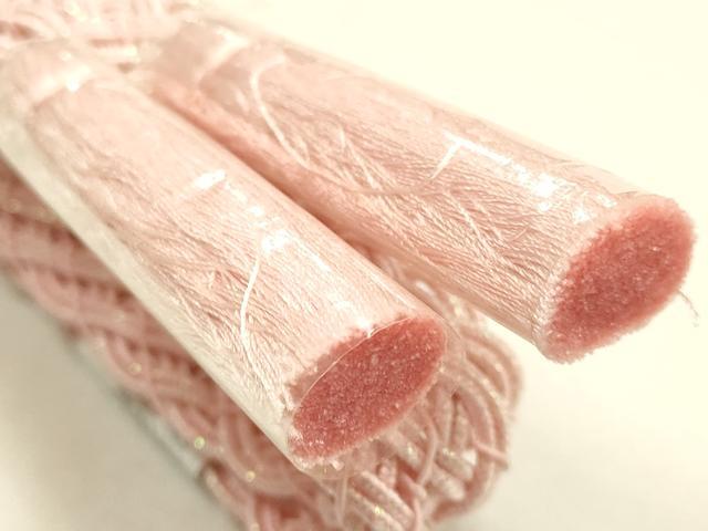 平和屋着物*夏物 和装小物 帯締め・帯揚げセット 流水枝花文 レース組 平組 正絹 逸品 未使用 AABH6731ay