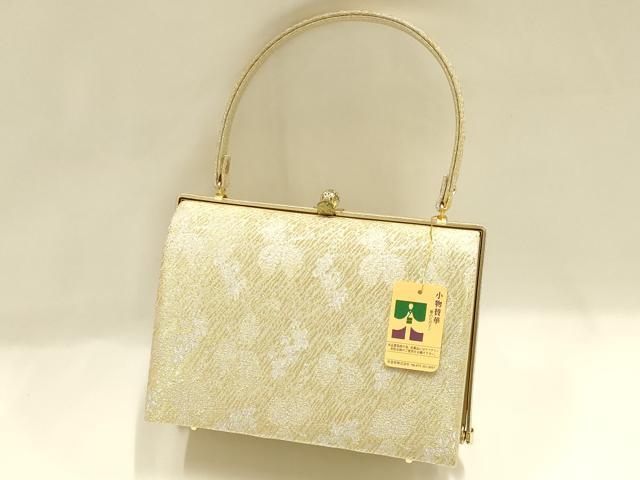 平和屋着物●和装小物 和装バッグ ハンドバッグ 金銀糸 井登美謹製 逸品 未使用 AABH6752ay