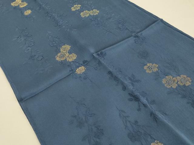 平和屋着物●和装小物 帯締め・帯揚げセット 笹浪組 枝垂れ花文 桧垣地紋 金糸 健勝苑扱い 逸品 未使用 AABH6797ay