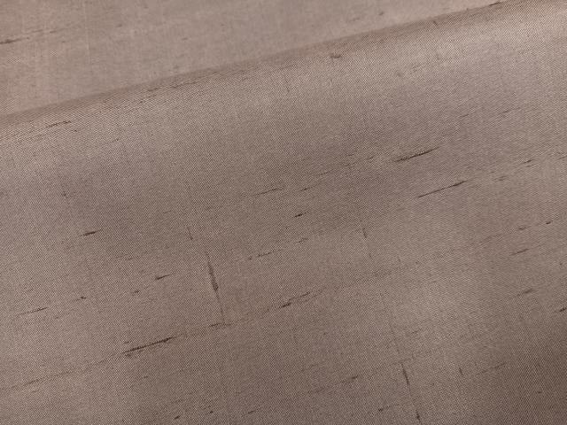 平和屋着物●上質な紬 色無地 鳩羽鼠色 正絹 逸品 未使用 AABH6847ph