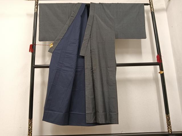 平和屋着物●男性 本場大島紬 アンサンブル 100亀甲 総詰め 正絹 逸品 AABH6851ph