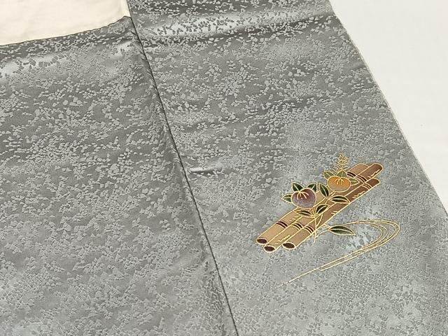 平和屋着物●訪問着 花筏 暈し染め 金銀彩 正絹 逸品 AABH6857ph