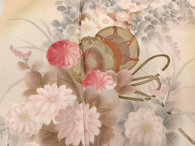 平和屋着物●訪問着 花鼓文 暈し染め 金彩 正絹 逸品 未使用 AABH6870ph