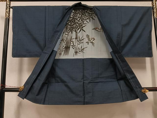 平和屋着物●男性 本場大島紬 アンサンブル 100亀甲 総詰め 正絹 逸品 未使用 AABH6881ph