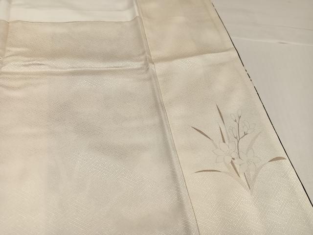平和屋着物●訪問着 草花文 金彩 正絹 逸品 AABH6906ph