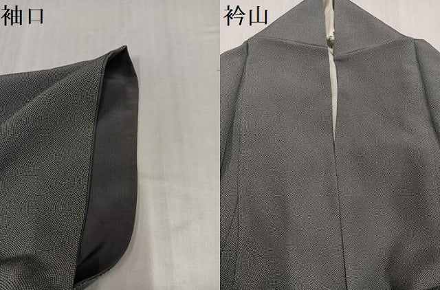 平和屋着物●江戸小紋 鮫小紋柄 正絹 逸品 AABH6952ph