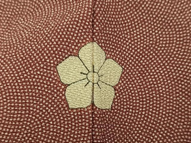 平和屋着物●江戸小紋 極小鮫小紋柄 正絹 逸品 AABH6955ph