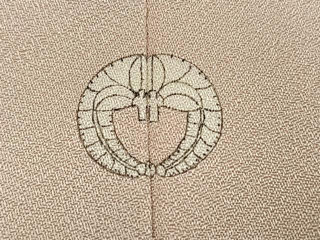 平和屋着物●豪華色留袖 駒刺繍 草花文 金彩 正絹 逸品 AABH6960ph