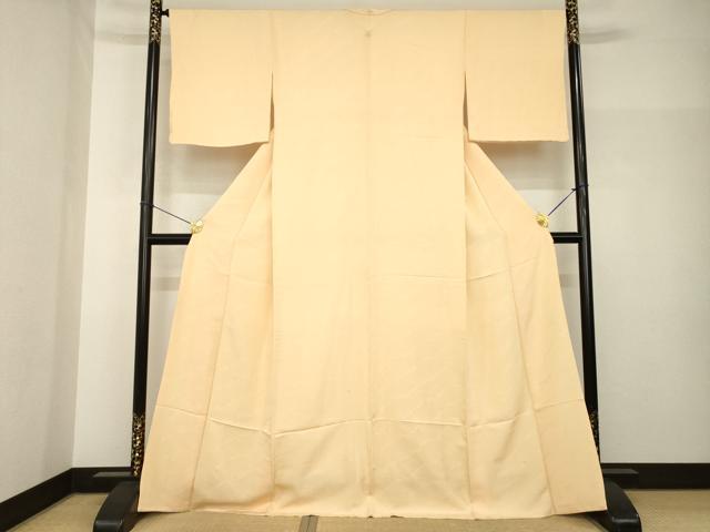 平和屋着物●上質な色無地 立波地紋 伽羅色 西武百貨店扱い 正絹 逸品 AABH7016ck