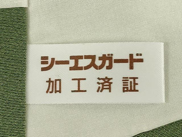 平和屋着物●上質な色無地 岩井茶色 正絹 逸品 AABH7026ck