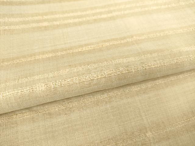 平和屋着物●インド・アッサム 野蚕糸 手織 ムガシルク 紬 横段文 正絹 逸品 AABH7032ck