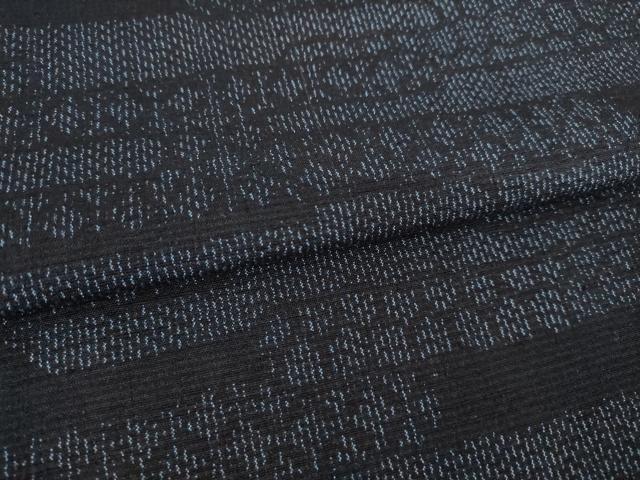 平和屋着物●結城紬 エ霞文 正絹 逸品 AABH7033ck